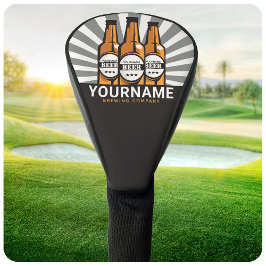 Personalisierte Bierflaschen Golf Headcover