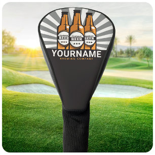 Personalisierte Bierflaschen Golf Headcover