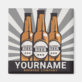 Personalisierte Bierflaschen Magnet