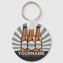 Personalisierte Bierflaschen Schlüsselanhänger