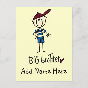 Personalisierte Big Brother Tshirts und Geschenke Postkarte