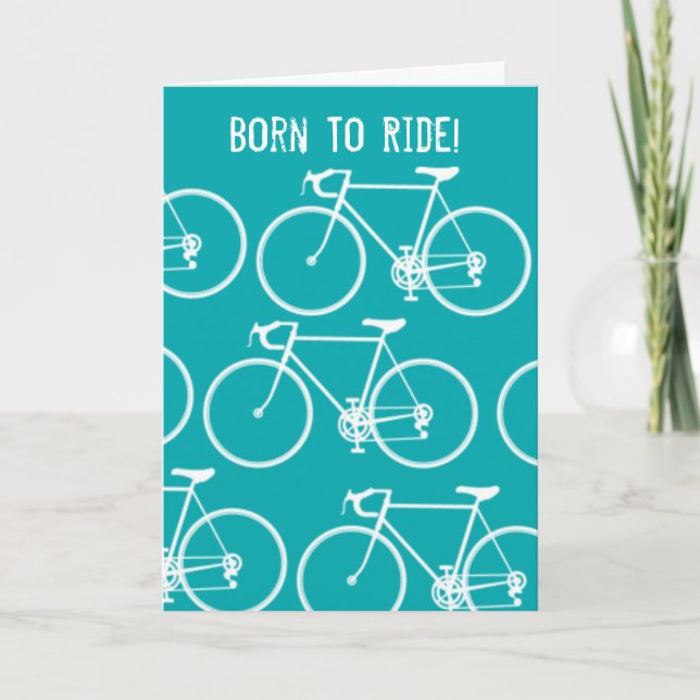 Personalisierte Bike-Mitteilungskarten (Vorderseite)