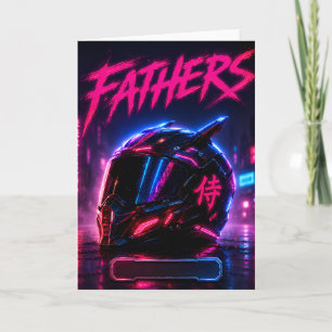Personalisierte Biker-Vater-Karte Karte