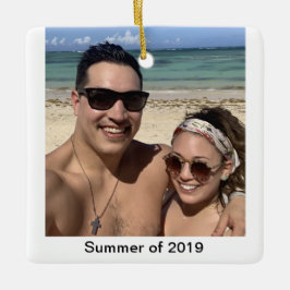 PERSONALISIERTE BILDER KERAMIKORNAMENT