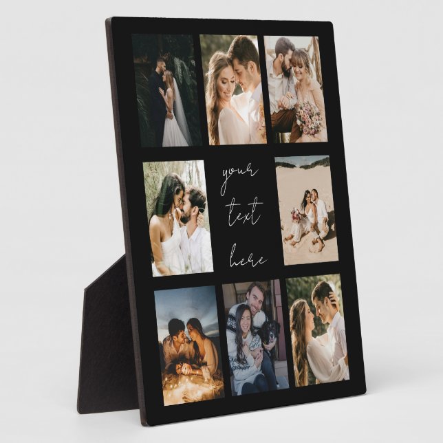 Personalisierte Bilderfamilie für benutzerdefinier Fotoplatte (Seite)