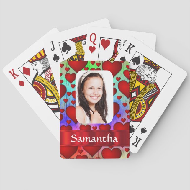 Personalisierte Bildvorlage Spielkarten (Rückseite)