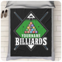 Personalisierte Billard NAME Cue Rack Pool Room
