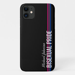 Personalisierte Bisexuelle Flag Farbstreifen Schwa Case-Mate iPhone Hülle