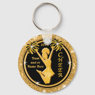 Personalisierte Black and Gold Chefineers Schlüsse Schlüsselanhänger