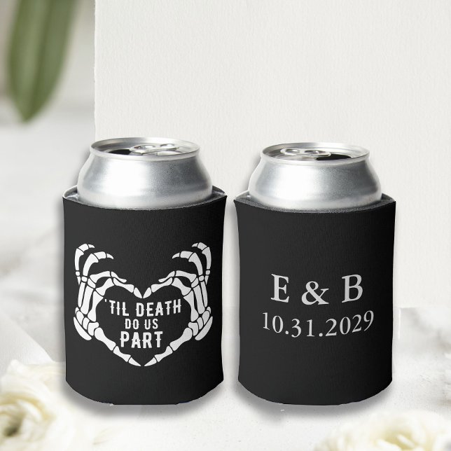 Personalisierte Black Til Death Wedding Dosenkühler (Personalized Black Til Death Wedding Can Cooler
)