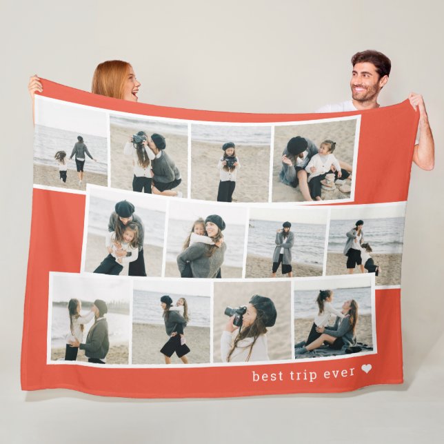 Personalisierte Blankette für Fotos Fleecedecke (Beispiel)