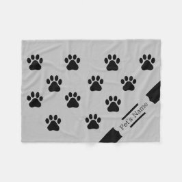 Personalisierte Blätterteig Fleecedecke