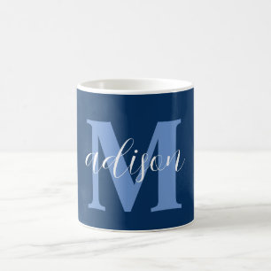 Personalisierte blaue Cloud-Tasse Kaffeetasse