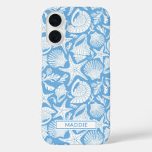 Personalisierte Blaue Muscheln