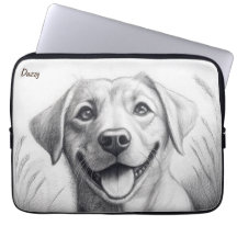 Personalisierte Bleistiftkunst Dog-Thema