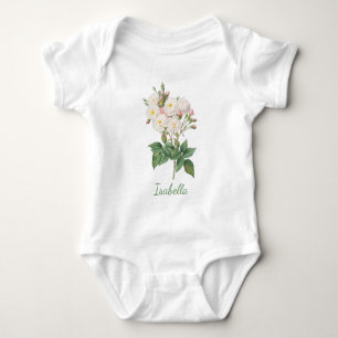 PERSONALISIERTE BLUME BABY BODYSUIT STRAMPLER