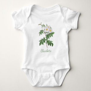 PERSONALISIERTE BLUME BABY BODYSUIT STRAMPLER