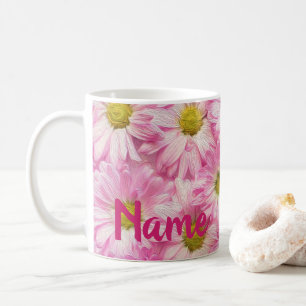 Personalisierte Blume Daisies Design Coffee Tasse