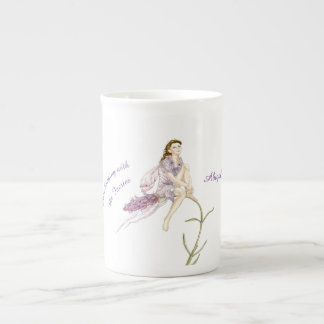 Personalisierte Blume Fairy Bone China Tasse