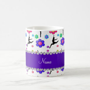 Personalisierte Blume Kaffeetasse