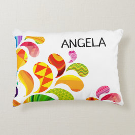 Personalisierte Blume Kissen