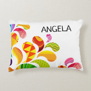 Personalisierte Blume Kissen