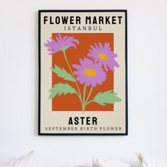 Personalisierte Blume Markt Geburtsstunde Blume Pr Poster (Von Creator hochgeladen)