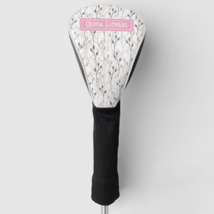 Personalisierte Blumen-Golfschlägerkopfabdeckung m Golf Headcover