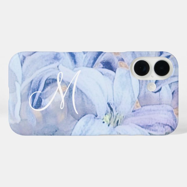 Personalisierte Blumen  iPhone 16 Hülle (Rückseite (Horizontal))