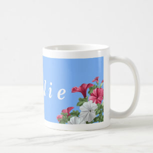 Personalisierte Blumen-Tasse Kaffeetasse