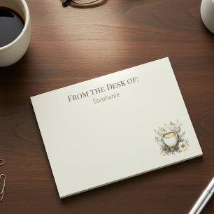 Personalisierte Blumencoupette Post-it Klebezettel