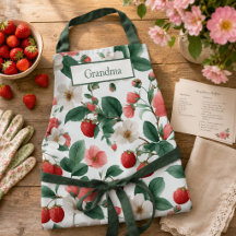 Personalisierte Blumenerdbeere Cottagecore