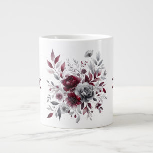 Personalisierte Blumengefäß-Kaffeetasse Jumbo-Tasse