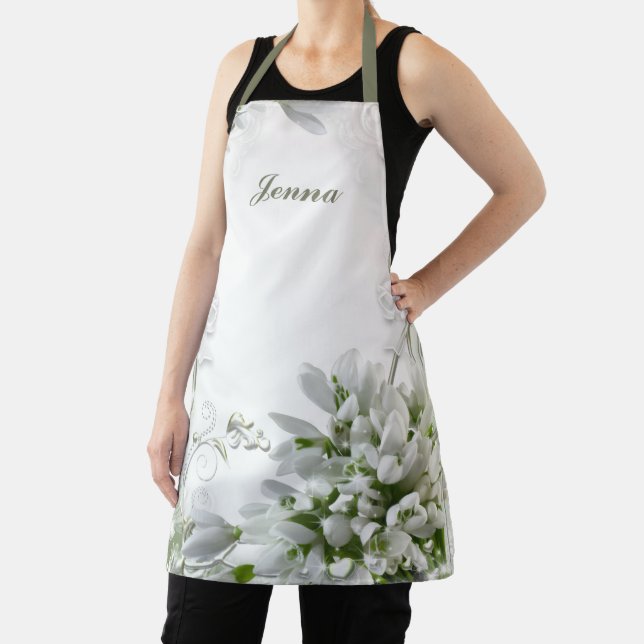 Personalisierte Blumenmotive Schürze (InSitu)