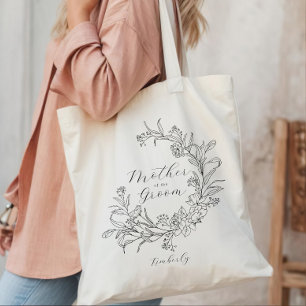 Personalisierte Blumenmutter Tragetasche