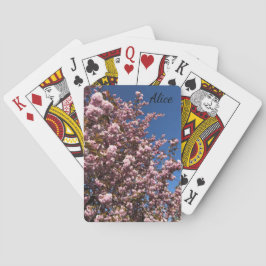 Personalisierte Blumenspielkarten Spielkarten