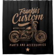Personalisierte Bobber Motorradgarage