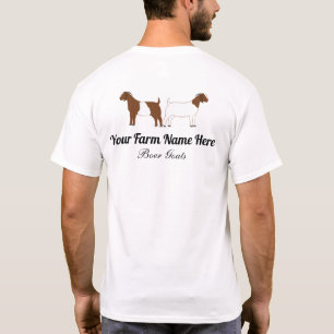 Personalisierte Boerziege T-Shirt