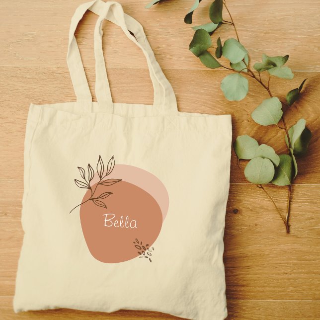 Personalisierte boho minimalistisch tragetasche (Von Creator hochgeladen)
