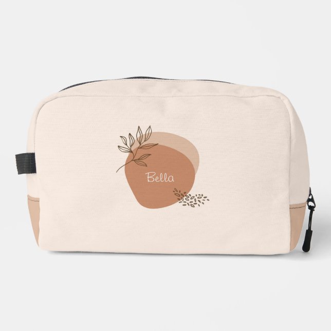 Personalisierte boho modern waschbeutel (Vorderseite)