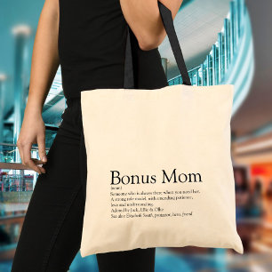 Personalisierte Bonus Mama Definition Zitat Modern Tragetasche