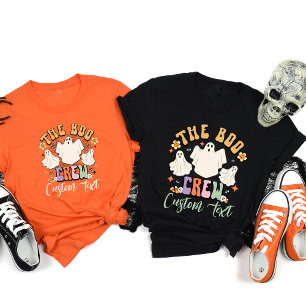 Personalisierte Boo-Crew passt Halloween-Freund zu T-Shirt