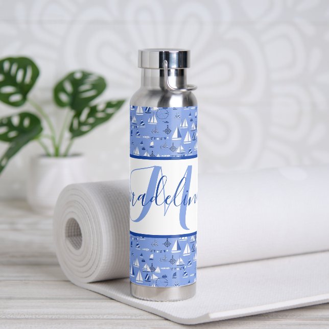 Personalisierte Boote Trinkflasche (Yoga)