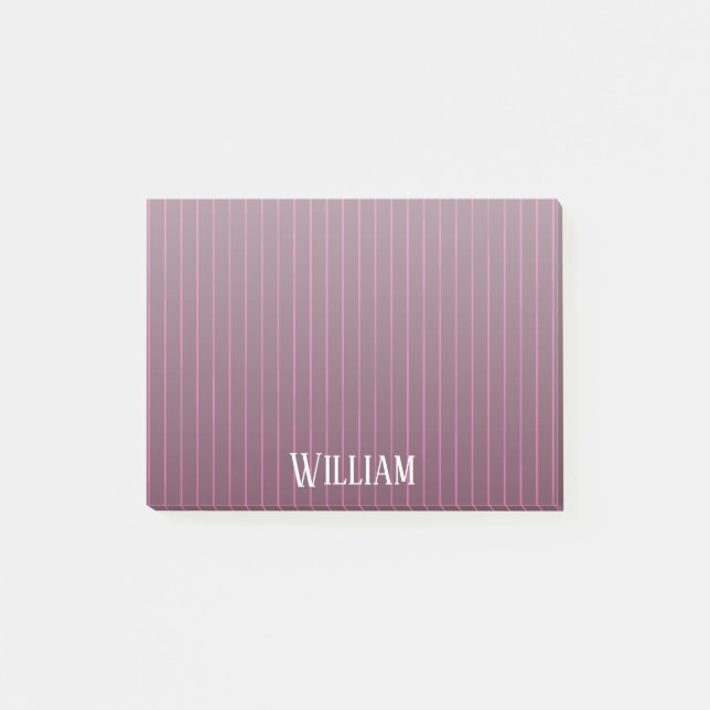 Personalisierte Bordeaux Post-it Klebezettel (Vorderseite)