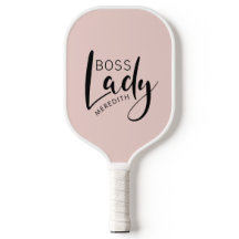 Personalisierte Boss-Lady-Logo in Rosa