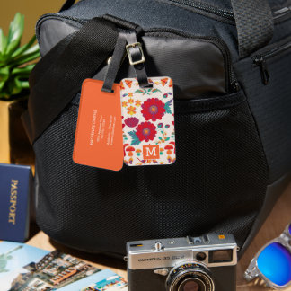 Personalisierte Botanicale Gepäckanhänger