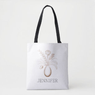 Personalisierte Botanische Ostertüte Tasche