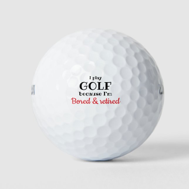 Personalisierte Botschaft, einzigartiger Golfball (Vorderseite)