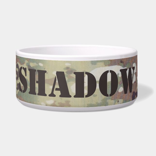 Personalisierte Bowls Army OCP Camouflage Uniform  Napf (Vorderseite)
