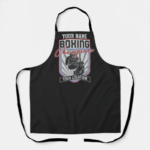 Personalisierte Boxchampions Boxer Fitnessstudio  Schürze